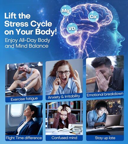 Calm Magnesium Glycinate Powder Drink Mix for Relax & Sleep Aid, Cortisol Reducer Supplements for Women Men w/ KSM-66 Ashwagandha L-Theanine Vitamin D3 Balance Mood & Stress Non-GMO Raspberry Lemonade in Kuwait