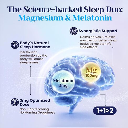 Mushroom Hot Cocoa Powder with Magnesium Glycinate, Natural Sleep Aid with Reishi & L-Theanine for Adults, 12 Superfoods, Melatonin 3mg, Unsweetened Hot Chocolate Drink Mix for Sleep, 30 Servings in Kuwait