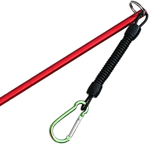 Portable Aluminum Scuba Diving Pointer Rod Stick Tank with Bolt Snap, Lightweight, Red in Kuwait