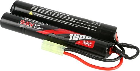 بطارية Gens ace 1600mAh 9.6V 8S1P Airsoft Nunchuck-Style NIMH مع قابس TMY in Saudi Arabia