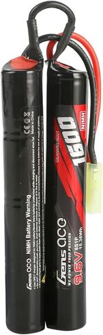 بطارية Gens ace 1600mAh 9.6V 8S1P Airsoft Nunchuck-Style NIMH مع قابس TMY in Saudi Arabia