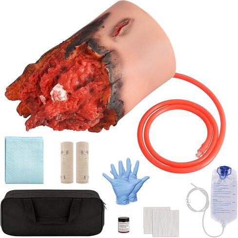 Wound Packing Trainer Kit, Stop The Bleed Kit for hemostasis Training, Wearable Severed Arm Trauma Trainer in Kuwait