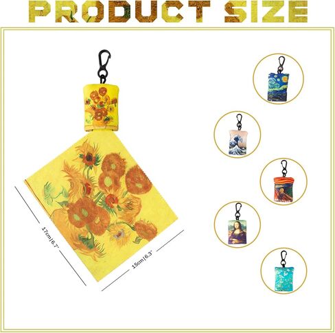 Glasses Cleaning Cloth, 6PCSWorld Classic Art Design Microfiber Eye Glass Cleaner Keychain Eyeglasses, Screens Lenses Sunglasses, Double Sided Printing Cleaning Wipes Portable Travel Ideal Art Gift in Saudi Arabia
