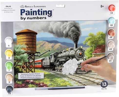 Royal Brush Paint by Number Kit 15.375"X11.25", Mystical Moonlight in Saudi Arabia