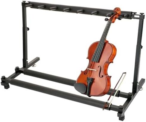 رف تخزين مضارب التنس، حامل مضارب التنس، حامل حامل جيتار متعدد، ارتفاع قابل للتعديل، رف تخزين كبير لنوادي المدارس الرياضية، 90.5 * 43.5 * 55 سم in Kuwait