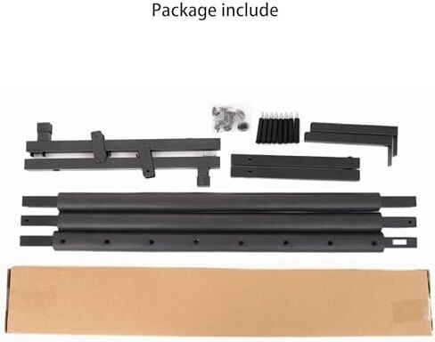 رف تخزين مضارب التنس، حامل مضارب التنس، حامل حامل جيتار متعدد، ارتفاع قابل للتعديل، رف تخزين كبير لنوادي المدارس الرياضية، 90.5 * 43.5 * 55 سم in Kuwait