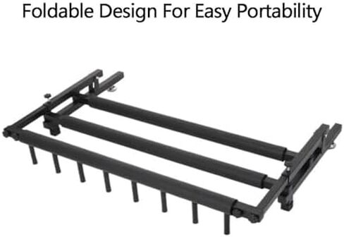 رف تخزين مضارب التنس، حامل مضارب التنس، حامل حامل جيتار متعدد، ارتفاع قابل للتعديل، رف تخزين كبير لنوادي المدارس الرياضية، 90.5 * 43.5 * 55 سم in Kuwait