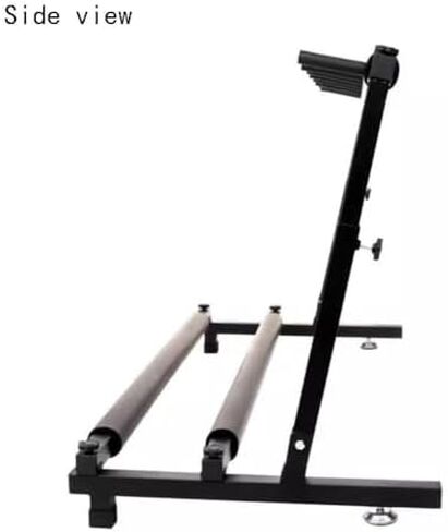 رف تخزين مضارب كرة الريشة، رف مضرب تنس قائم على الأرض، مضارب تنس فولاذية شديدة التحمل/رف تخزين مضارب كرة الريشة، ارتفاع قابل للتعديل، حامل عرض الكمان/الجيتار للبيع بالتجزئة in Kuwait