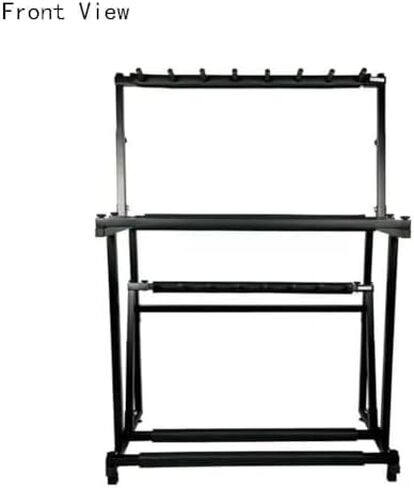 Floor-Standing Tennis Racket Rack, Heavy Duty Steel Tennis Rackets/Badminton Rackets Storage Rack, Height Adjustable, Violin/Guitar Display Stand in Saudi Arabia