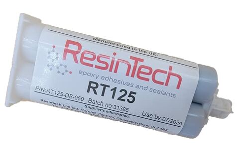 3 عبوات - راتينج تيك RT125-DS-050 مرن مكون من جزئين إيبوكسي 50 مل حزام أسلاك لرياضة السيارات باللون الأسود in Kuwait