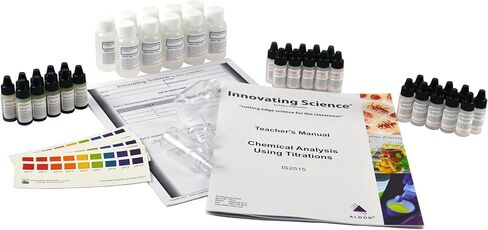 Chemical Analysis Using Titrations Kit - Materials for up to 10 Student Groups - Innovating Science in Kuwait