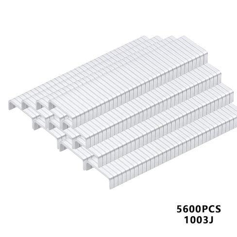 1003J دبابيس مجلفنة على شكل حرف U، 20 قياس 1/8 بوصة، عدد 5600 مع صندوق تخزين، متوافقة مع معظم البنادق الأساسية لأعمال النجارة والمفروشات والأعمال اليدوية in Kuwait