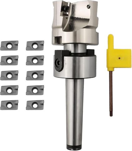 Ten Pcs of APMT1604 Carbide rts in The MT2 M10 Shank 400R Face Milling Tool Kit in Saudi Arabia