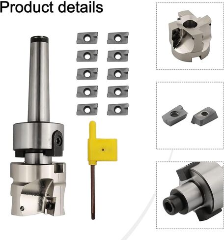 Ten Pcs of APMT1604 Carbide rts in The MT2 M10 Shank 400R Face Milling Tool Kit in Saudi Arabia