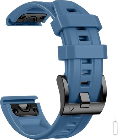 26 مم نطاق ساعة التوافق مع Garmin Fenix ​​7x/ Fenix ​​6x/ Fenix ​​5x/ Fenix ​​8 51mm/ Tactix Delta ، نطاقات QuickFit البديلة للسيليكون الناعم لـ Fenix ​​3/3 HR ، Fenix ​​5x Plus/ 6x Pro/ Descent Mk1/ Enduro in Kuwait