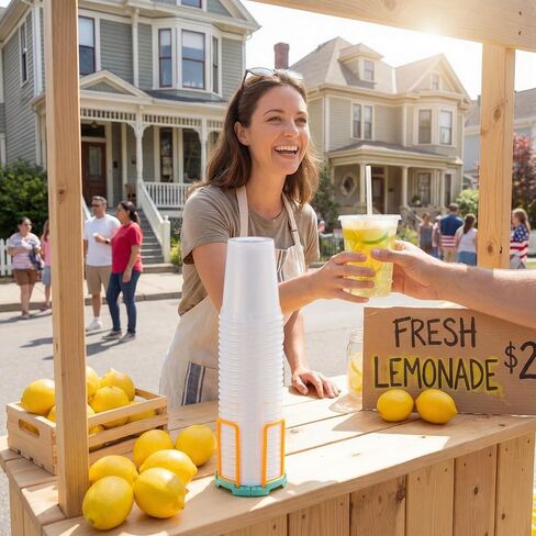 قطعتان من حامل الأكواب البلاستيكي القابل للسحب لحامل عصير الليمون، منظم سطح الطاولة قابل للتوسيع يناسب الأكواب القياسية والأوعية الصغيرة ورف تصريف الأطباق وصينية تخزين لمطعم خزانة المطبخ in Kuwait