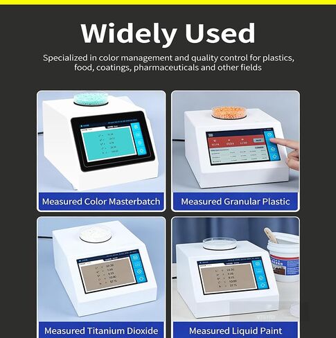 مقياس ألوان القهوة الرقمي ماستر مع 30+ مؤشر تقييم الضوء D65/D50/C 30+ مصادر الضوء، فتحة 50 مم، تخزين البيانات 10000، 2 درجة/10 درجات، واجهة USB للمراقبين in Kuwait