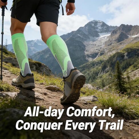 Compression Socks for Men, 20-30 mmHg Athletic Compression Socks for Men Running Hiking Sports in Saudi Arabia