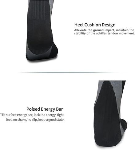 Compression Socks for Men, 20-30 mmHg Athletic Compression Socks for Men Running Hiking Sports in Saudi Arabia