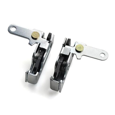 Pull Type Door Lock Zipper Press Drive Impact Concealed Duty Hasp Fastener 1Pcs(Left) in Saudi Arabia