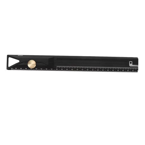 Aluminum Alloy Straight Ruler, 25cm Precision Scale Drafting Tool for Woodworking Drawing Measuring Professional Use in Saudi Arabia