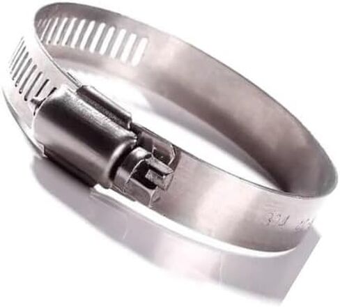 Stainless Steel 304 Adjustable Hose Clamp Set - 10pcs Heavy Duty Pipe Tube Clips for Automotive and Home Use(13-19mm) in Saudi Arabia