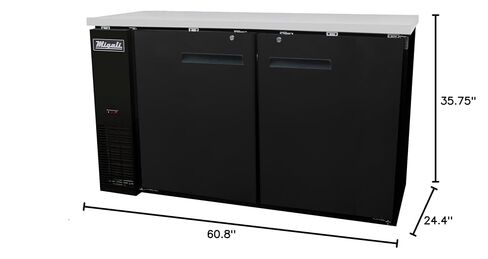 ثلاجة ميجالي C-BB60-HC مقاس 60 بوصة بباب خلفي مصمت in Kuwait