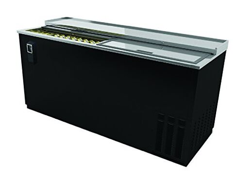 BK Resources Back Bar Underbar Refrigeration Bottle Cooler with Stainless Steel Top, 65-1/2" x 26-1/2" x 33-3/8" in Kuwait