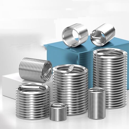 20pcs Wire Threaded Inserts, M22 x 2.5 Stainless Steel Helical Coiled Wire Thread Sleeve, Wire Thread Insert Sleeve Bushing Screw Protective(1.5D) in Saudi Arabia