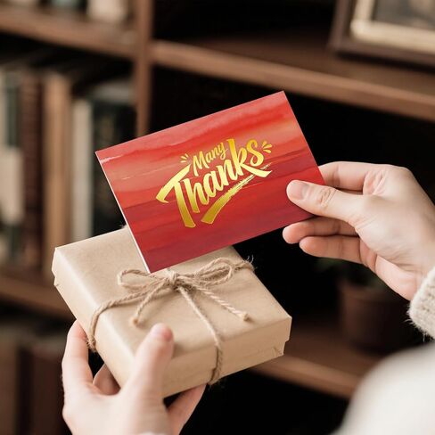 24 Pack Graduation Thank You Cards 2025 with Envelopes and Stickers, 4" x 6" Thick and Blank Grad Thank You Cards Notes for High School College, 6 Elegant Designs in Kuwait