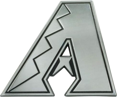FANMATS 26498 Arizona Diamondbacks شعار تلقائي معدني كروم ثلاثي الأبعاد in Saudi Arabia