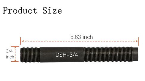 DSH-3/4 Hydraulic Draw Stud Replace for Greenlee Draw Stud Tool for 3/4" Conduit, for Use with 3/4" - 2" Slug-Busters and Standard Round Knockouts in Saudi Arabia