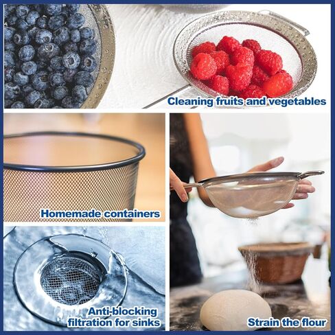 6 Pack Wire Mesh, ARRITZ 20 Mesh 304 Stainless Steel Mesh, 9.6"×11.8" in Kuwait