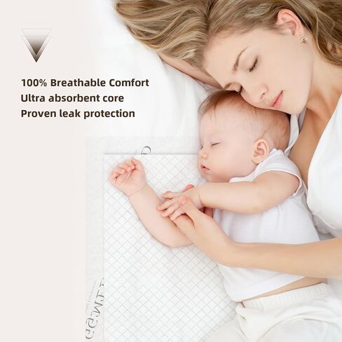 وسادات داخلية شديدة التحمل لسلس البول مقاس 91.44 سم × 91.44 سم، عدد 40، وسادات سرير فائقة الامتصاص للاستعمال مرة واحدة، 130 جرام، وسادات مقاومة للتمزق للبالغين والأطفال وكبار السن والرعاية المنزلية in Kuwait