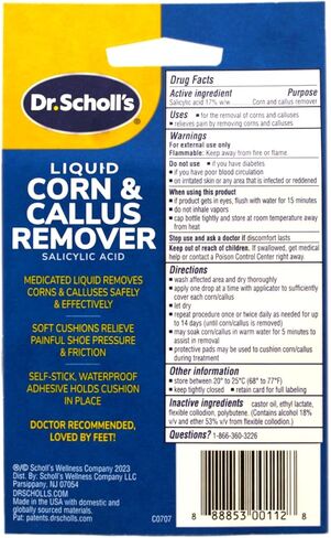 Dr. Scholls Corn/Callus Remover Liquid (2 Pack), 8 Piece Set in Saudi Arabia