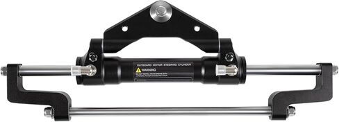 Camoo HC5345-3 Hydraulic Steering Cylinder Front Mount Helm Replace for Seastar 300HP Outboard Steering Cylinder HC5345-3, Max Pressure 10.3MPa/1500PSI with Two-Way Lock Valve and ORB Fittings in Saudi Arabia