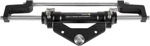 Camoo HC5345-3 Hydraulic Steering Cylinder Front Mount Helm Replace for Seastar 300HP Outboard Steering Cylinder HC5345-3, Max Pressure 10.3MPa/1500PSI with Two-Way Lock Valve and ORB Fittings in Saudi Arabia