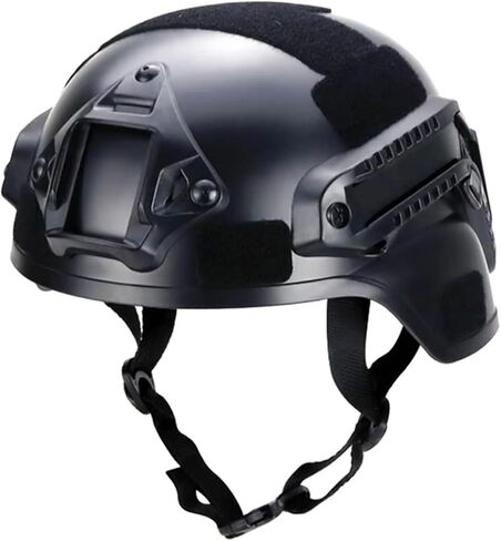 Kids Tactical Helmet Set - 4-Eye Night Vision Model, Flashlight & NVG Mount | Multi-Functional Combat Gear for Cosplay Airsoft Outdoor Game in Kuwait