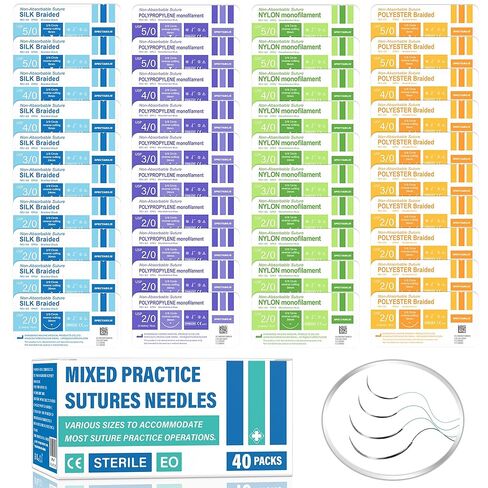 خيوط الممارسة الخيط والإبر لطلاب الطب التدريب فقط (40 مختلط) in Kuwait
