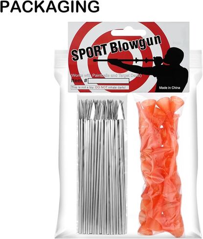 50PCS .625 Caliber Blow Razor Darts for All .625 Big Bore Caliber Blowguns, Razor Darts for Practice, Birds, Rats, and Small Prey in Kuwait