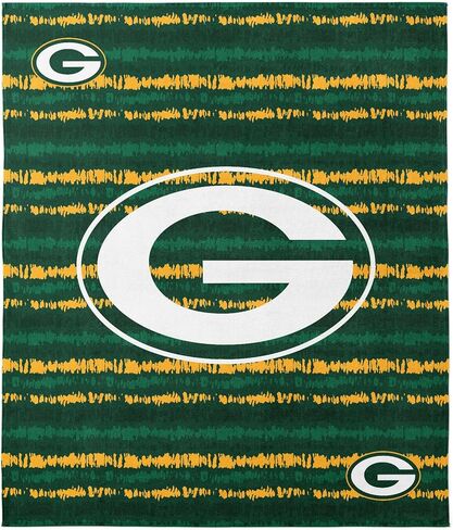 منشفة شاطئ من الألياف الدقيقة كبيرة الحجم من Northwest NFL Green Bay Packers، 60 × 70 بوصة - سريعة الجفاف، مقاومة للرمل، خفيفة الوزن، عالية الامتصاص، تصميم شيبوري in Saudi Arabia