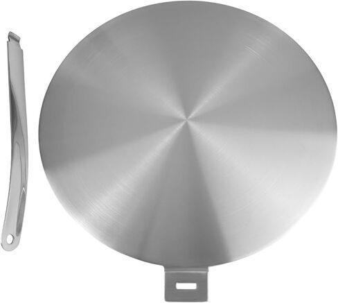 Stainless Steel Heat Diffuser Plate for Ceramic Stove, Even Heat Conduction for Pots and Pans, Available in 13cm 20cm 24cm 28cm Sizes for Efficient Cooking on Induction Cooktops(24cm) in Kuwait