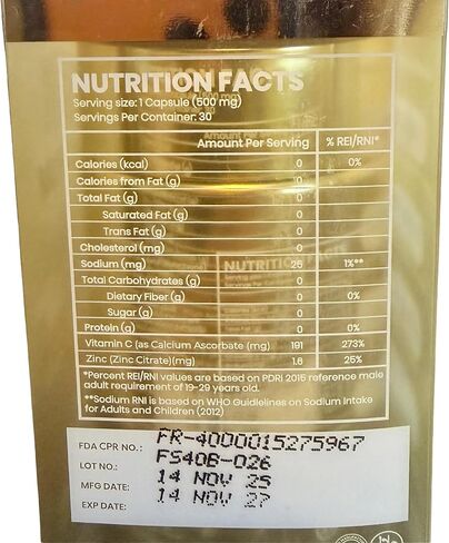 Aurum HikariSkin Premium Glutathione for Skin Support, 30 Capsules in Saudi Arabia