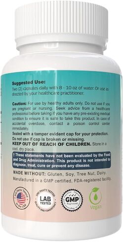 مكمل جليناك 1200 مجم - مكملات الجليسين والناك، تم اختبارها في الولايات المتحدة الأمريكية - 90 كبسولة in Kuwait