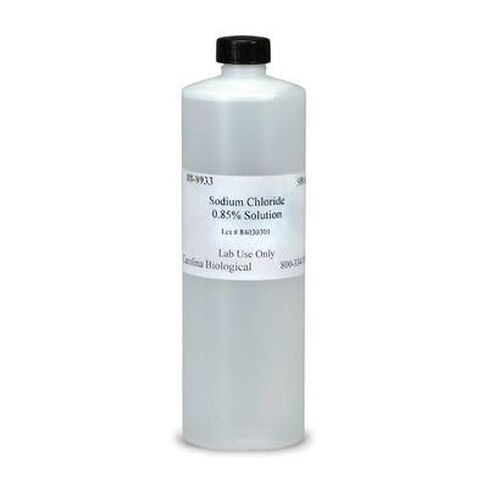Sodium Chloride, 0.85% Aqueous, Normal Saline, Laboratory Grade, 500 mL in Saudi Arabia