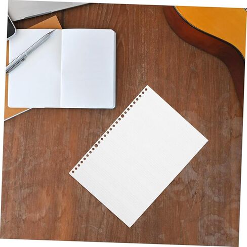 Toyvian Manuscript Music Paper Refill Sheets 10x7 Blank Staff Paper for Composers 50 Sheets Loose Notebook Replacement for Piano Practice and Music Composition in Saudi Arabia