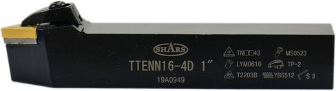 Shars 1" TTENN T-Type Clamp Indexable Turning Tool Holder for TNMG Inserts 404-7810 ] in Saudi Arabia