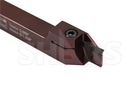 حامل أداة قطع الحز RH 5/8 × 5/8 بوصة، إدراج 098 بوصة + شهادة 404-1555 P] in Saudi Arabia
