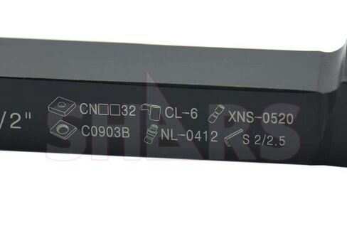 SHARS 1/2" LH MCLN Tri-Lock Indexable Tool Holder for CNMG Insert 404-1776 P] in Saudi Arabia