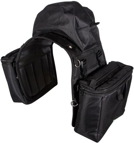 Dura-Tech Cantle Bag with Insulated Detachable Saddle Bags | Keeps Supplies Within Reach | Insulated Side Coolers | Durable Construction | Comfortable for Horse in Saudi Arabia